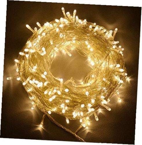 100ft/30m Warm White 300 LED Outdoor & Indoor Battery Fairy Lights (Remote & Timer, Waterproof)